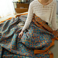 HKM-103507 Pure Cotton Multi-Functional Three-Layer Yarn Summer Quilt and Pillowcase Set - Available in Multiple Sizes