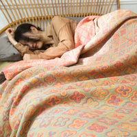 HKM-103507 Pure Cotton Multi-Functional Three-Layer Yarn Summer Quilt and Pillowcase Set - Available in Multiple Sizes