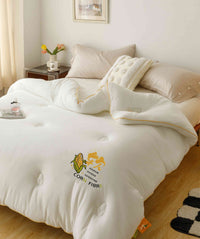 HKM-103699 Corn Fiber Thickened Quilt for All Seasons - Warm and Soft, Multiple Sizes Available
