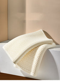 HKM-103827 Ultra-Thin Natural Latex Wavy Pillow for Cervical Spine Support, Dark Gray