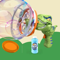 HKM-103955 Dinosaur Bubble Maker Toy - Big Bubble Blowing Machine for Outdoor Fun