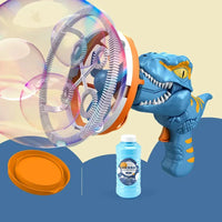 HKM-103955 Dinosaur Bubble Maker Toy - Big Bubble Blowing Machine for Outdoor Fun