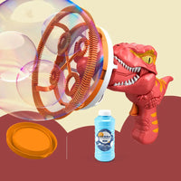 HKM-103955 Dinosaur Bubble Maker Toy - Big Bubble Blowing Machine for Outdoor Fun
