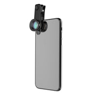 HKM-104083 6 in 1 Universal Mobile Phone Camera Lens Kit with Fisheye, Wide Angle, Macro, Telephoto, CPL, and Star Filters