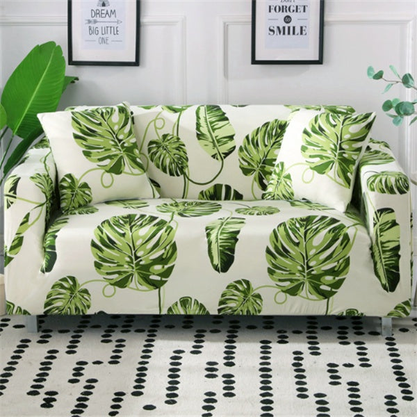HKM-104083 Universal Stretch Sofa Cover - Classical Striped Design in Various Sizes for Single, Double, Three-Person, and Four-Person Sofas