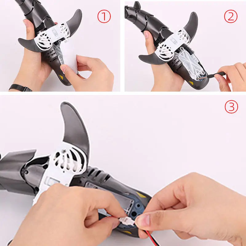 HKM-104275 Remote Control Simulation Shark Toy for Kids - Indoor and Outdoor Fun