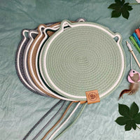 HKM-104403 Cat Mat Wear-resistant Non-dandruff Rattan Cat Nest