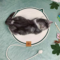 HKM-104403 Cat Mat Wear-resistant Non-dandruff Rattan Cat Nest