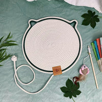 HKM-104403 Cat Mat Wear-resistant Non-dandruff Rattan Cat Nest