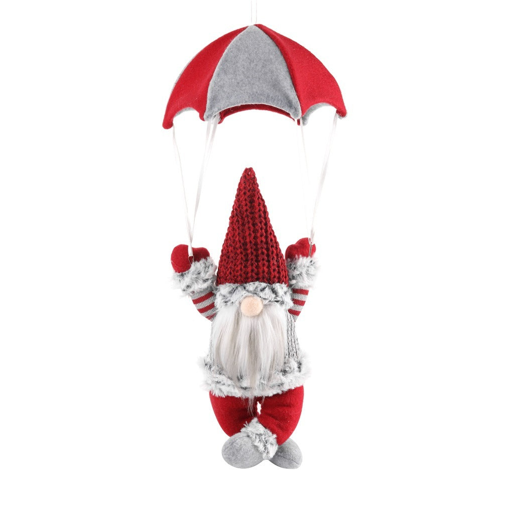 HKM-104467 Nordic Faceless Doll Santa Claus Ornaments for Christmas Window and Home Decoration
