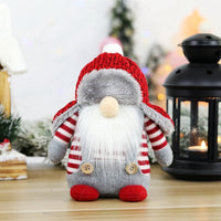 HKM-104467 Nordic Faceless Doll Santa Claus Ornaments for Christmas Window and Home Decoration
