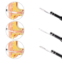 HKM-104531 5.5mm Three-in-One Ear Endoscope with LED Lighting and 1m Waterproof Design