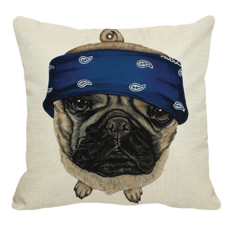 KTX-104531 Double-Sided 45x45cm Cushion Waist and Head Pillow with PP Cotton Filling