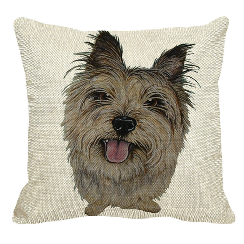 KTX-104531 Double-Sided 45x45cm Cushion Waist and Head Pillow with PP Cotton Filling