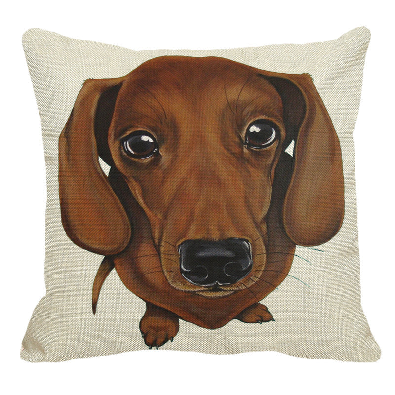 KTX-104531 Double-Sided 45x45cm Cushion Waist and Head Pillow with PP Cotton Filling