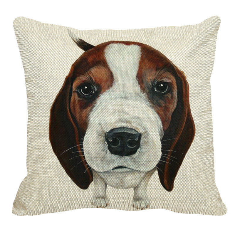 KTX-104531 Double-Sided 45x45cm Cushion Waist and Head Pillow with PP Cotton Filling