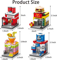 HKM-104659 8-in-1 Mini City Building Blocks Set for Kids Ages 2 to 14 - 40 Pieces of DIY Modern Plastic Construction Toys
