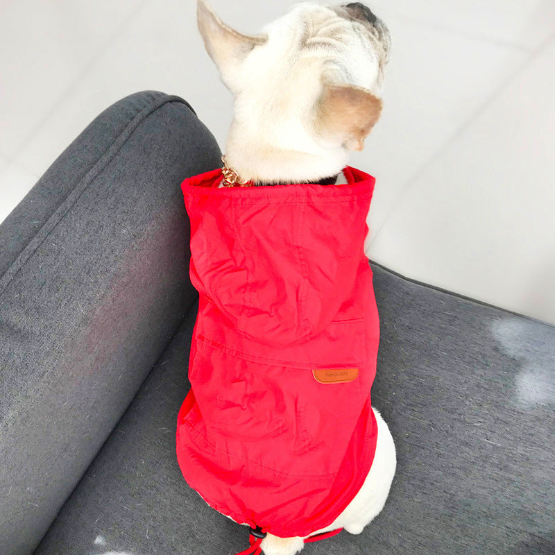HKM-104659 Cozy Puffy Sweater for Pets in White and Mustard Yellow