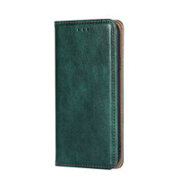 HKM-105107 Premium Leather Magnetic Flip Phone Case with Card Slots for Samsung Models