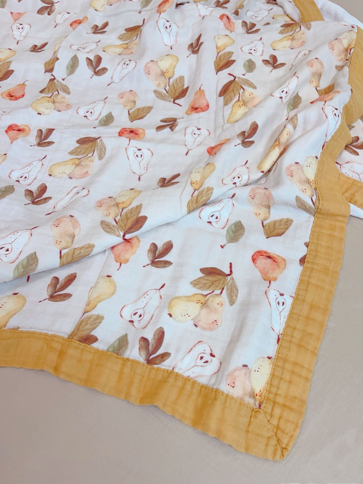 HKM-105171 Bamboo Cotton Four-Layer Summer Blanket for Kids, Fun Animal and Nature Designs, 150 x 200cm