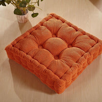 HKM-105235 Corn Fleece Tatami Cushion - Pearl Cotton Filling, 48x48cm, 8cm Thick, Smooth and Warm Design