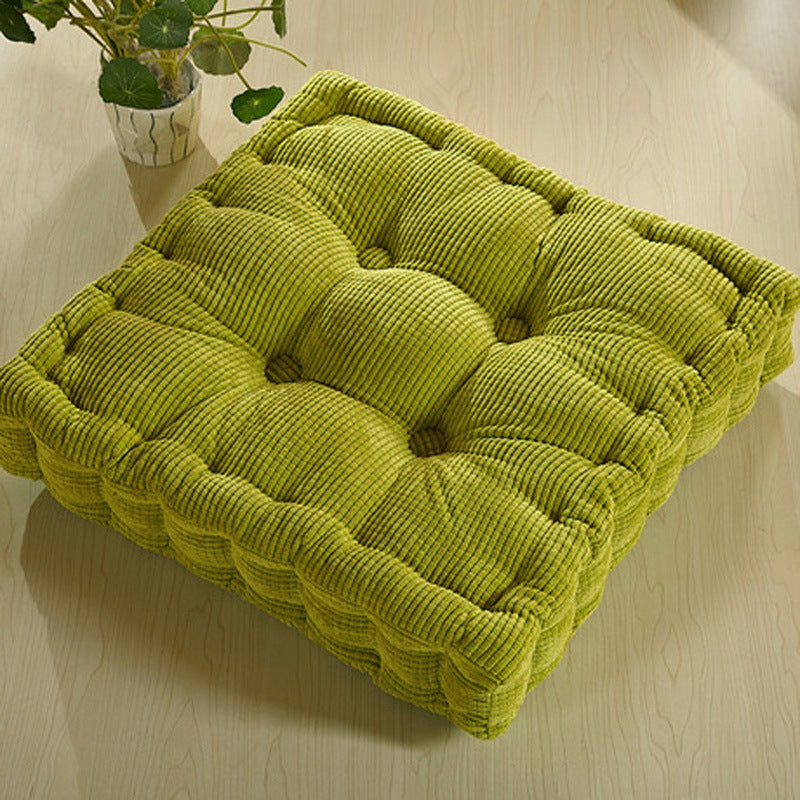 HKM-105235 Corn Fleece Tatami Cushion - Pearl Cotton Filling, 48x48cm, 8cm Thick, Smooth and Warm Design