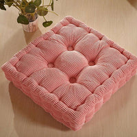 HKM-105235 Corn Fleece Tatami Cushion - Pearl Cotton Filling, 48x48cm, 8cm Thick, Smooth and Warm Design