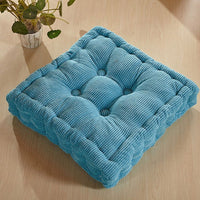 HKM-105235 Corn Fleece Tatami Cushion - Pearl Cotton Filling, 48x48cm, 8cm Thick, Smooth and Warm Design