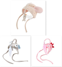 HKM-105299 Interactive Adjustable Cat Toy Stick with Head-Mounted Teaser for Playful Pets