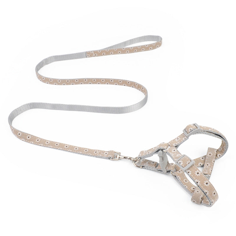 HKM-105363 Durable Traction Rope Dog Harness with Chest and Back Support in Multiple Colors