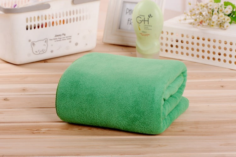 HKM-105427 Microfiber Hairdressing Towels in Various Colors - Soft and Absorbent Bath/Beach Towels