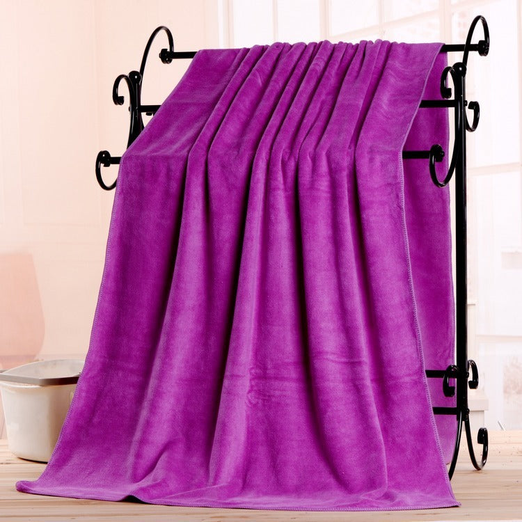 HKM-105427 Microfiber Hairdressing Towels in Various Colors - Soft and Absorbent Bath/Beach Towels