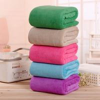 HKM-105427 Microfiber Hairdressing Towels in Various Colors - Soft and Absorbent Bath/Beach Towels
