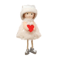 HKM-105619 Christmas Angel Plush Pendant - Festive Home Decor, Tree Ornament & Holiday Gift