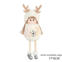 HKM-105619 Christmas Angel Plush Pendant - Festive Home Decor, Tree Ornament & Holiday Gift