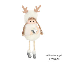 HKM-105619 Christmas Angel Plush Pendant - Festive Home Decor, Tree Ornament & Holiday Gift