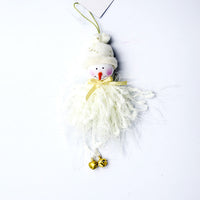 HKM-105619 Christmas Angel Plush Pendant - Festive Home Decor, Tree Ornament & Holiday Gift