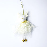 HKM-105619 Christmas Angel Plush Pendant - Festive Home Decor, Tree Ornament & Holiday Gift