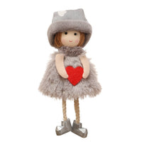 HKM-105619 Christmas Angel Plush Pendant - Festive Home Decor, Tree Ornament & Holiday Gift