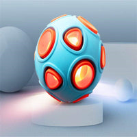 HKM-105619 Funny Interactive LED light and Sound Chewing Ball Dog Pet Toy