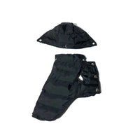 HKM-105619 Stylish Cotton Winter Vests for Dogs in Black and Red - Multiple Sizes Available