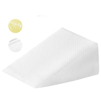 HKM-105683 Comfortable Triangle Bedside Back Cushion - Soft Sponge Inner Core with Air Layer Design (72x67x29cm)
