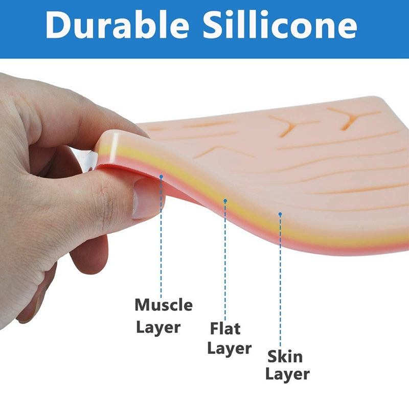 HKM-105683 Suture Practice Skin Model Tool Set for Medical Training and Education