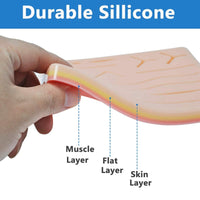 HKM-105683 Suture Practice Skin Model Tool Set for Medical Training and Education