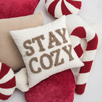 HKM-105811 Christmas-Themed Velvet Embroidered Decorative Pillow in Various Shapes and Sizes