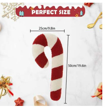HKM-105811 Christmas-Themed Velvet Embroidered Decorative Pillow in Various Shapes and Sizes