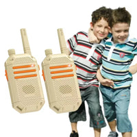 HKM-105811 Kids Battery Operated Long Range Walkie Talkie Set, Waterproof Plastic Toy - 2-Pack