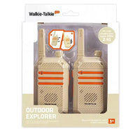 HKM-105811 Kids Battery Operated Long Range Walkie Talkie Set, Waterproof Plastic Toy - 2-Pack