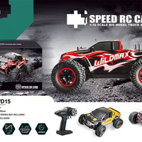 HKM-106003 1/10 Scale 2.4G Electric Four Wheel Drive Off Road Remote Control Car – Big Wheel Truck 40km/h