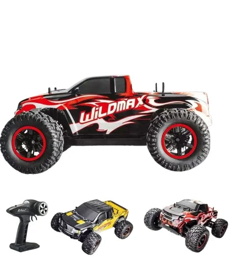 HKM-106003 1/10 Scale 2.4G Electric Four Wheel Drive Off Road Remote Control Car – Big Wheel Truck 40km/h